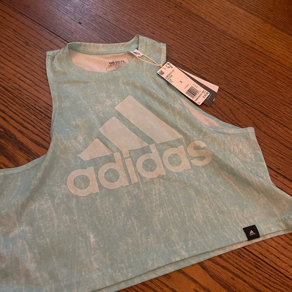 Adidas Summer Wash Crop Tank NWT - Picture 3 of 4